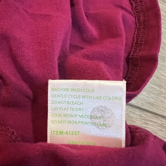 Garnet Hill Size S Scoop Neck Jersey Knit Trapeze Dress 3/4 Sleeve Small S - Picture 7 of 9